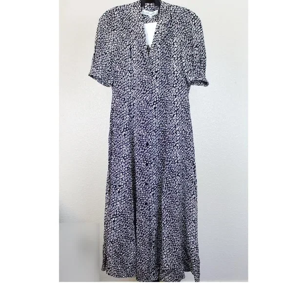 NWT Diane von Furstenberg DVF Silk Midi DressFit & Flare Workwear